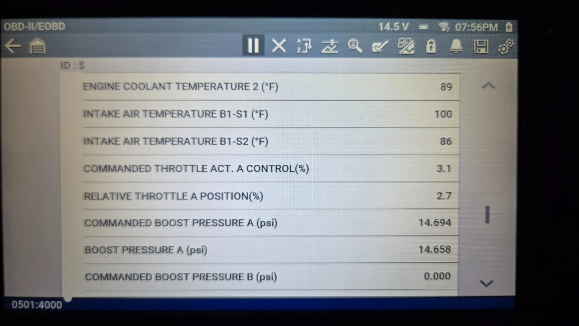 11th Gen Honda Civic IAT2 Sensor on KTuner 2.0 Reading at -40F 20260203_183356