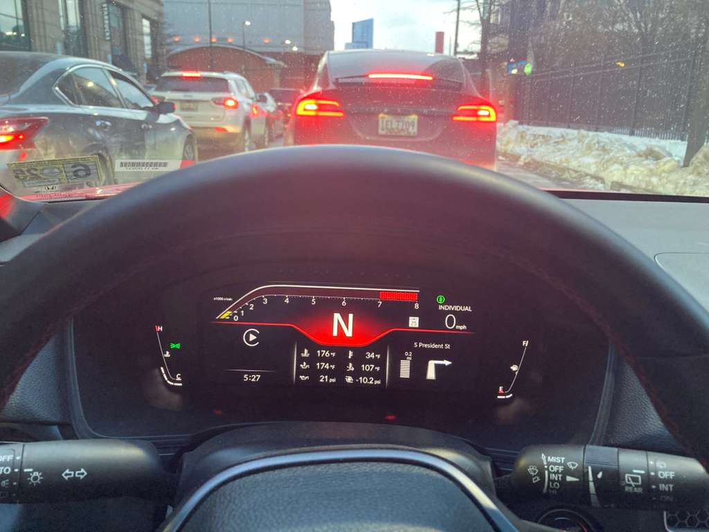 11th Gen Honda Civic How to remove the Apple/Google maps guidance that shows on the dash map1