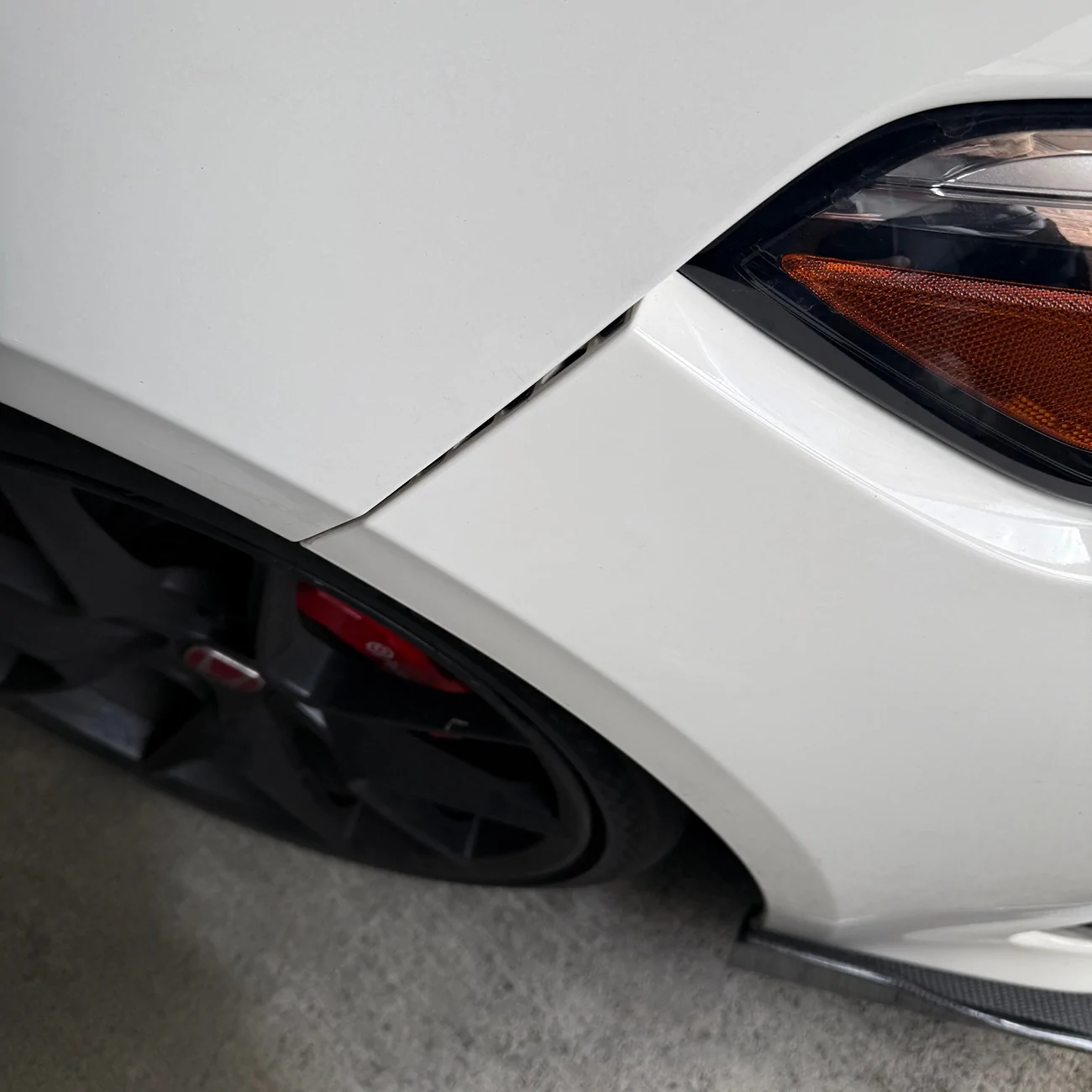 11th Gen Honda Civic Fl5 Front bumper alignment IMG_8781