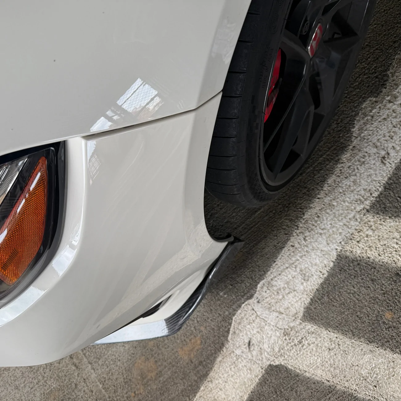 11th Gen Honda Civic Fl5 Front bumper alignment IMG_8782