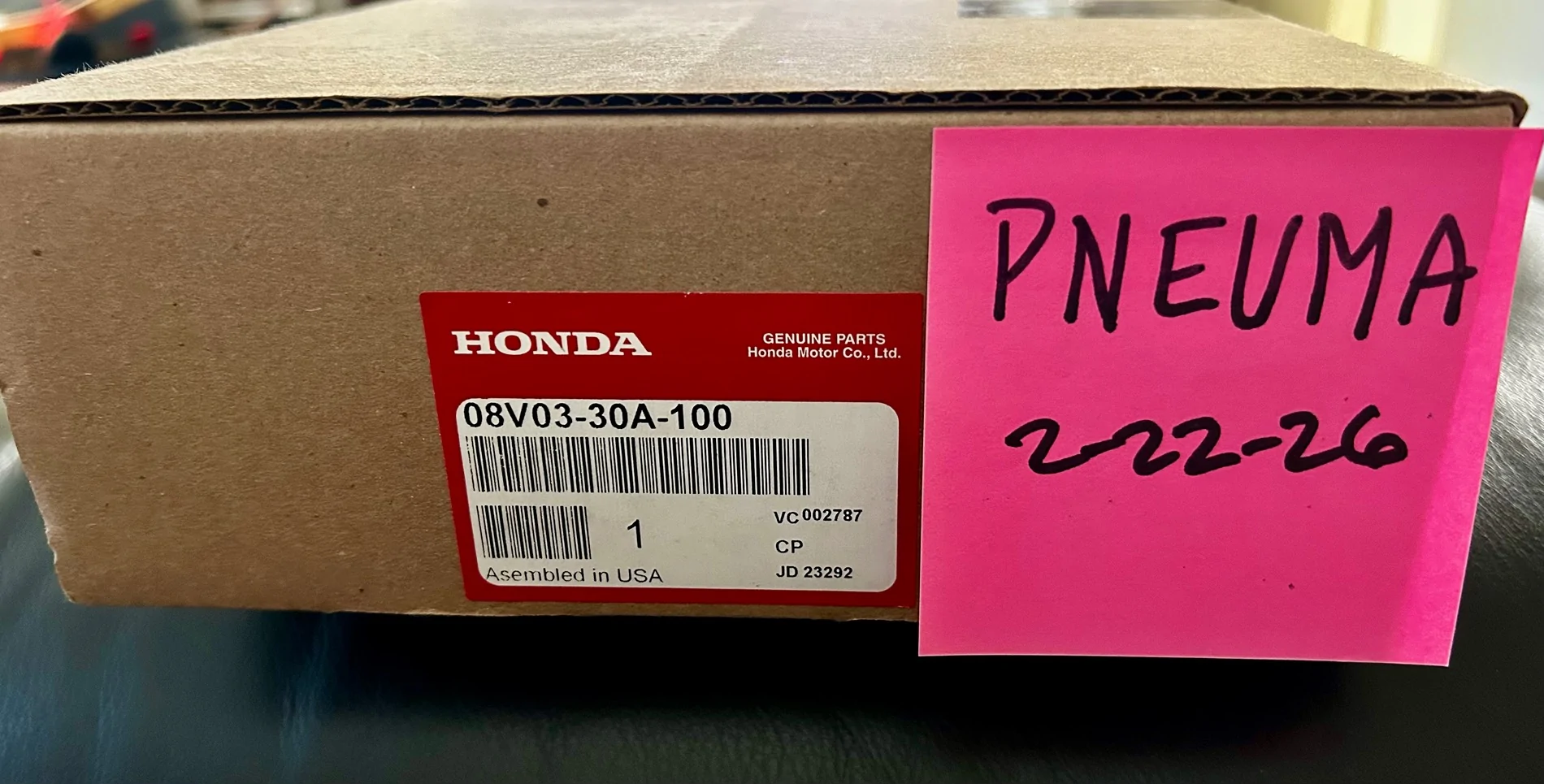 11th Gen Honda Civic Honda 08V03-30A-100 homelink auto dimming mirror wire harness NIB IMG_6412