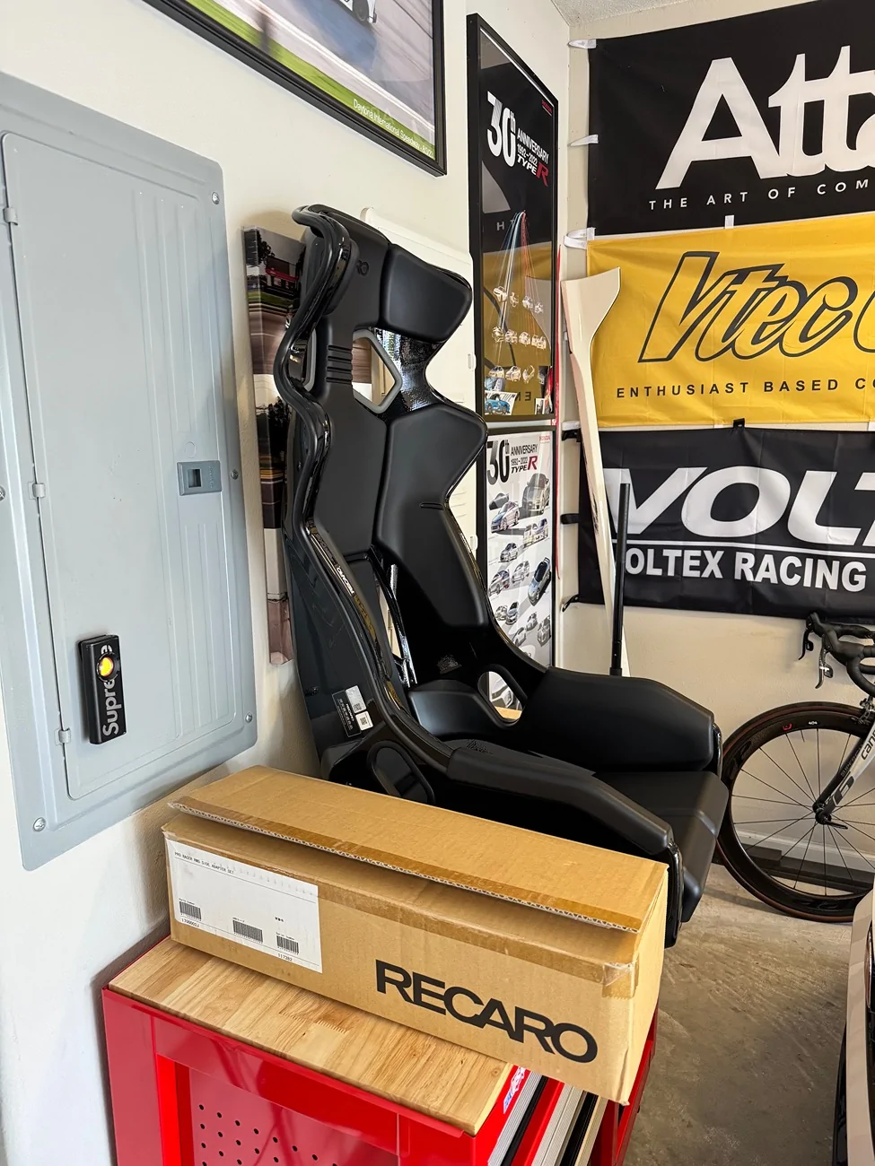 11th Gen Honda Civic Recaro PRO RACER RMS 2700g / RMS side mounts / Recaro driver side rail - (FL5) IMG_5946