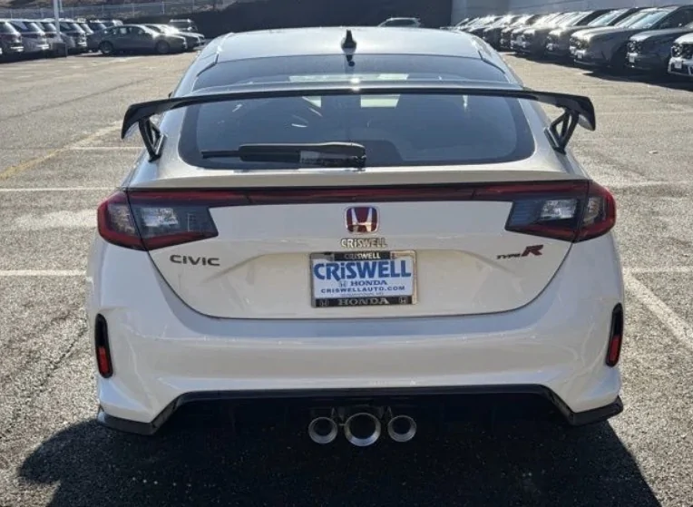 11th Gen Honda Civic CTR Dealer Name Plate IMG_2753