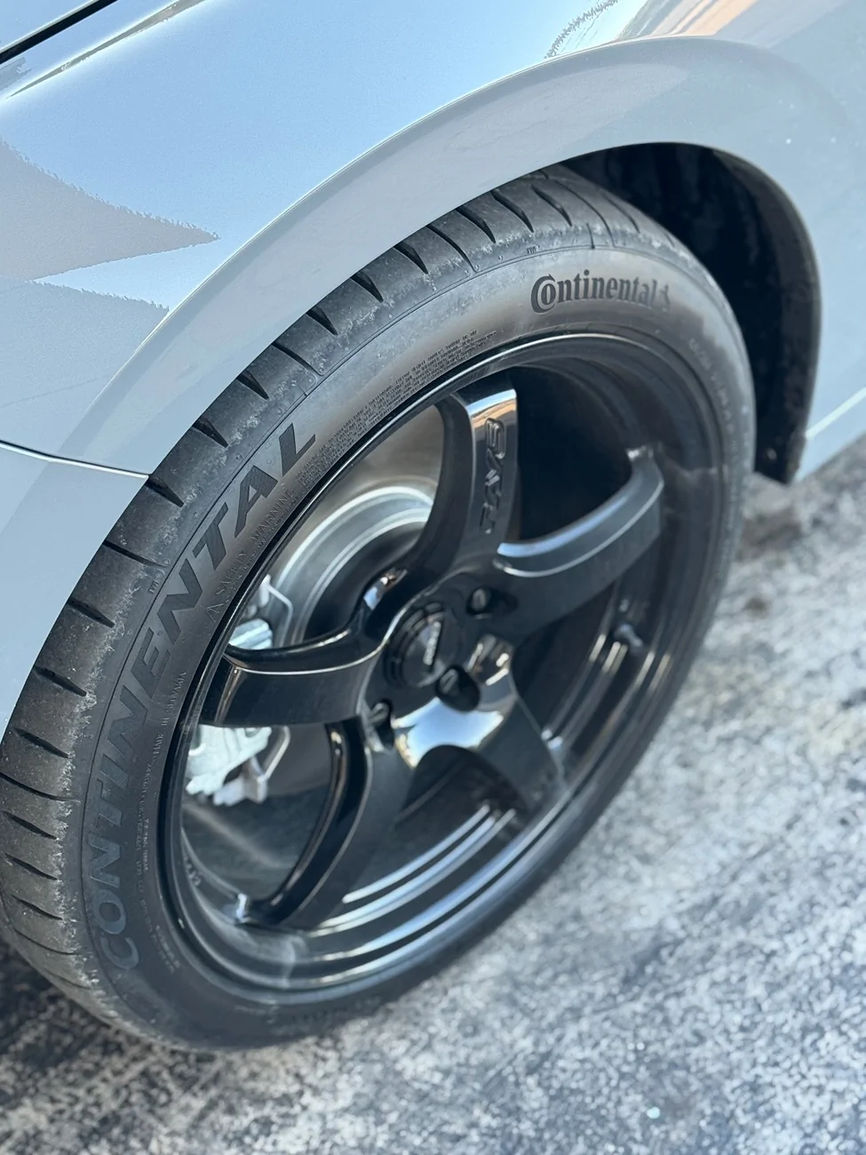 11th Gen Honda Civic Houston For Pick Up Only Complete Set Rays Gram Lights 57CR 18 x 8.5 with Continental Sport plus 235/40 $2000 OBO IMG_2722