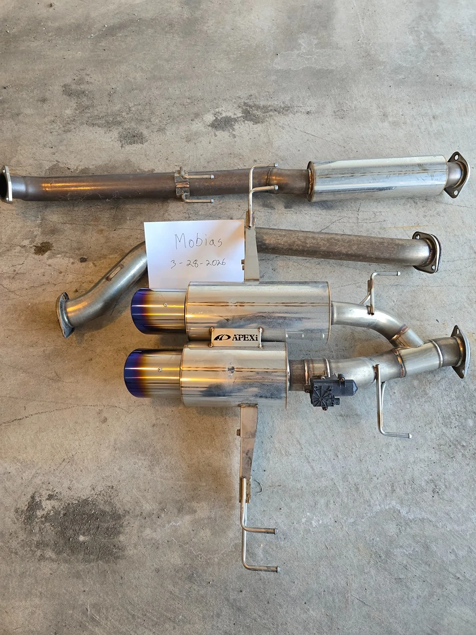 11th Gen Honda Civic FS Used Apexi FL5 Exhaust 20260328_193147