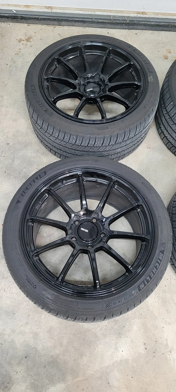 11th Gen Honda Civic Enkei Triumph 18x9.5 w/ Michelin PS A/S 4 265/35R18 20260116_172752