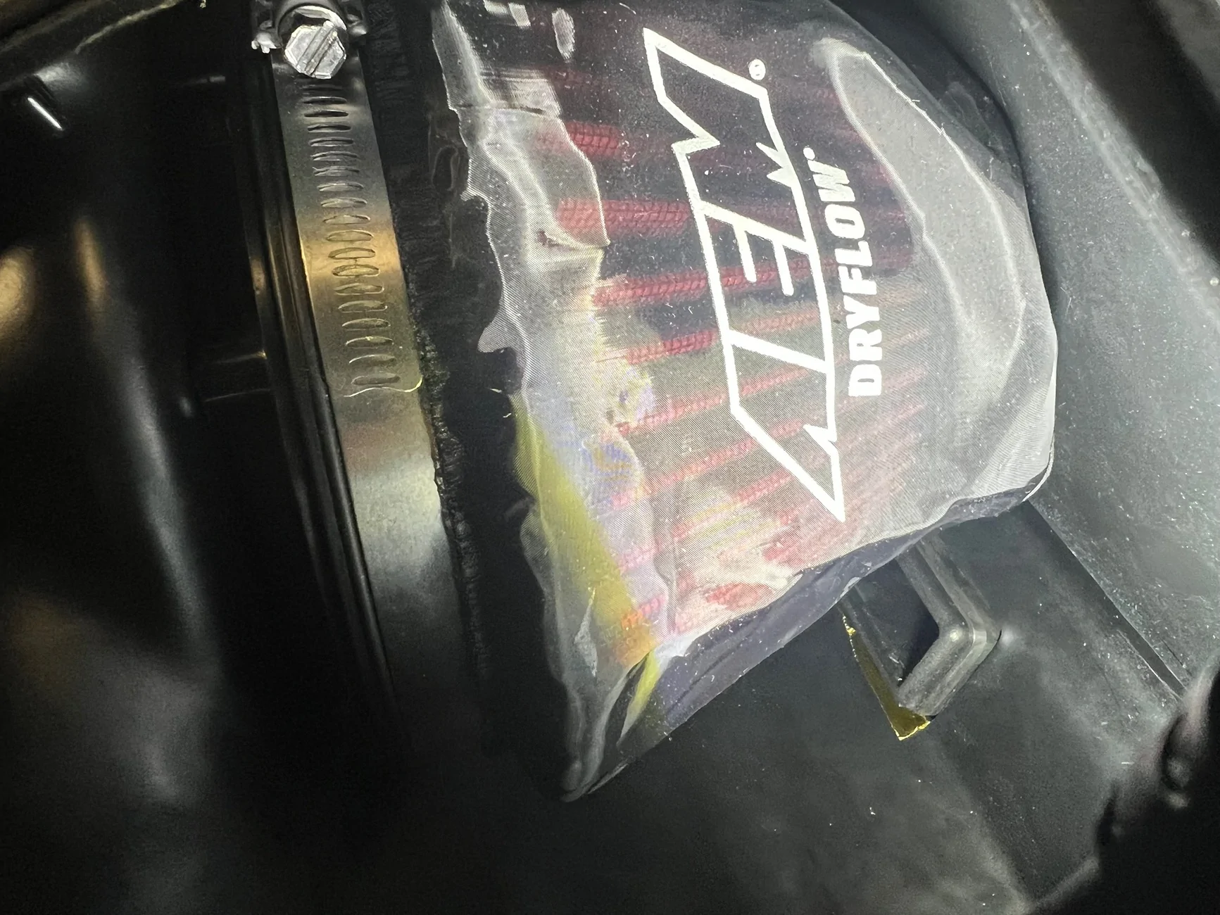 11th Gen Honda Civic AEM dryflow filter for PRL HVI intake IMG_1743