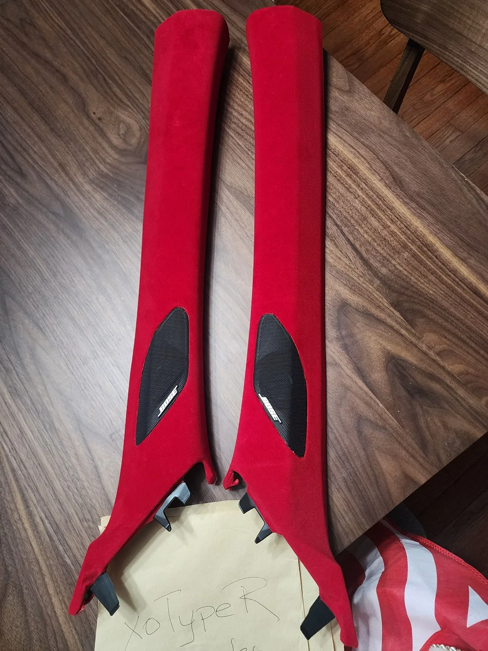 11th Gen Honda Civic 11th Gen Civic RED A-Pillars (Type-R and SI) 1000050987