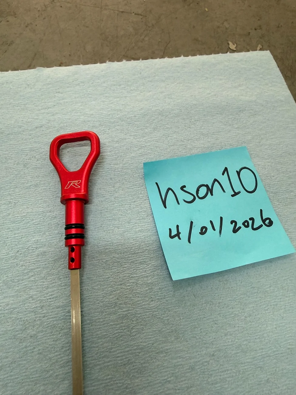 11th Gen Honda Civic Wunderladen Racing RED FL5 Oil Dipstick - $50 OBO IMG_5536