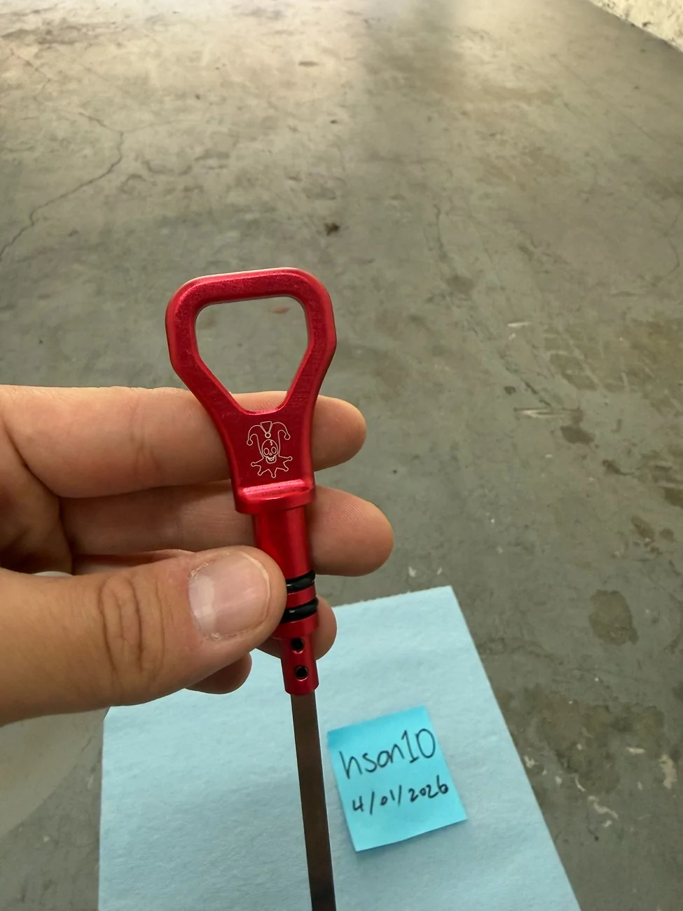 11th Gen Honda Civic Wunderladen Racing RED FL5 Oil Dipstick - $50 OBO IMG_5537