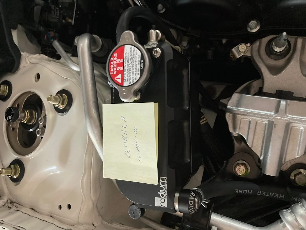 11th Gen Honda Civic Radium Coolant Tank IMG_2398
