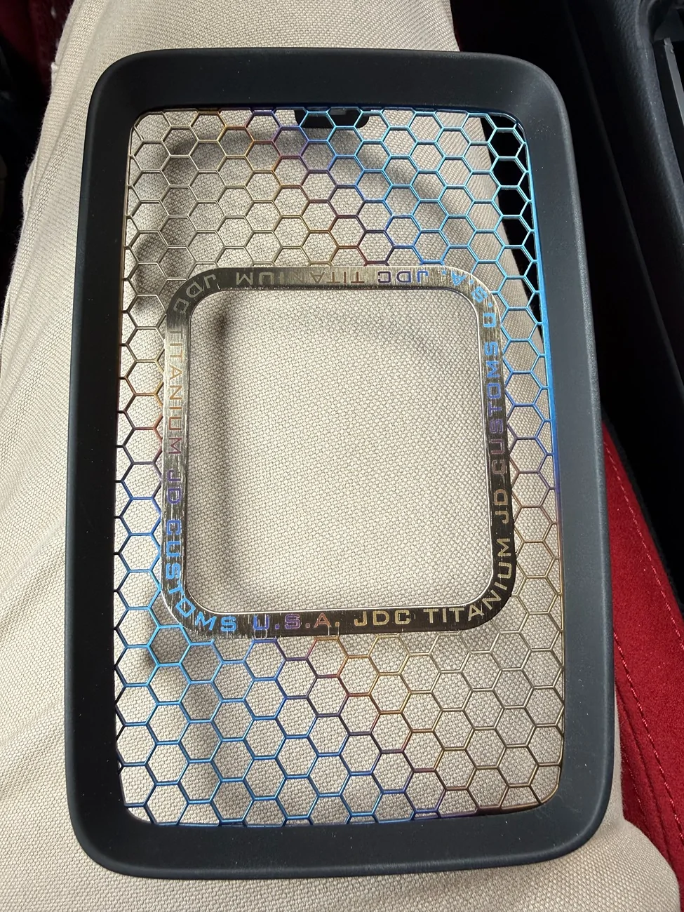 11th Gen Honda Civic Shifter Plate in Ti - CUSTOM - Designed with JDC Customs (warning, eye candy) IMG_0158