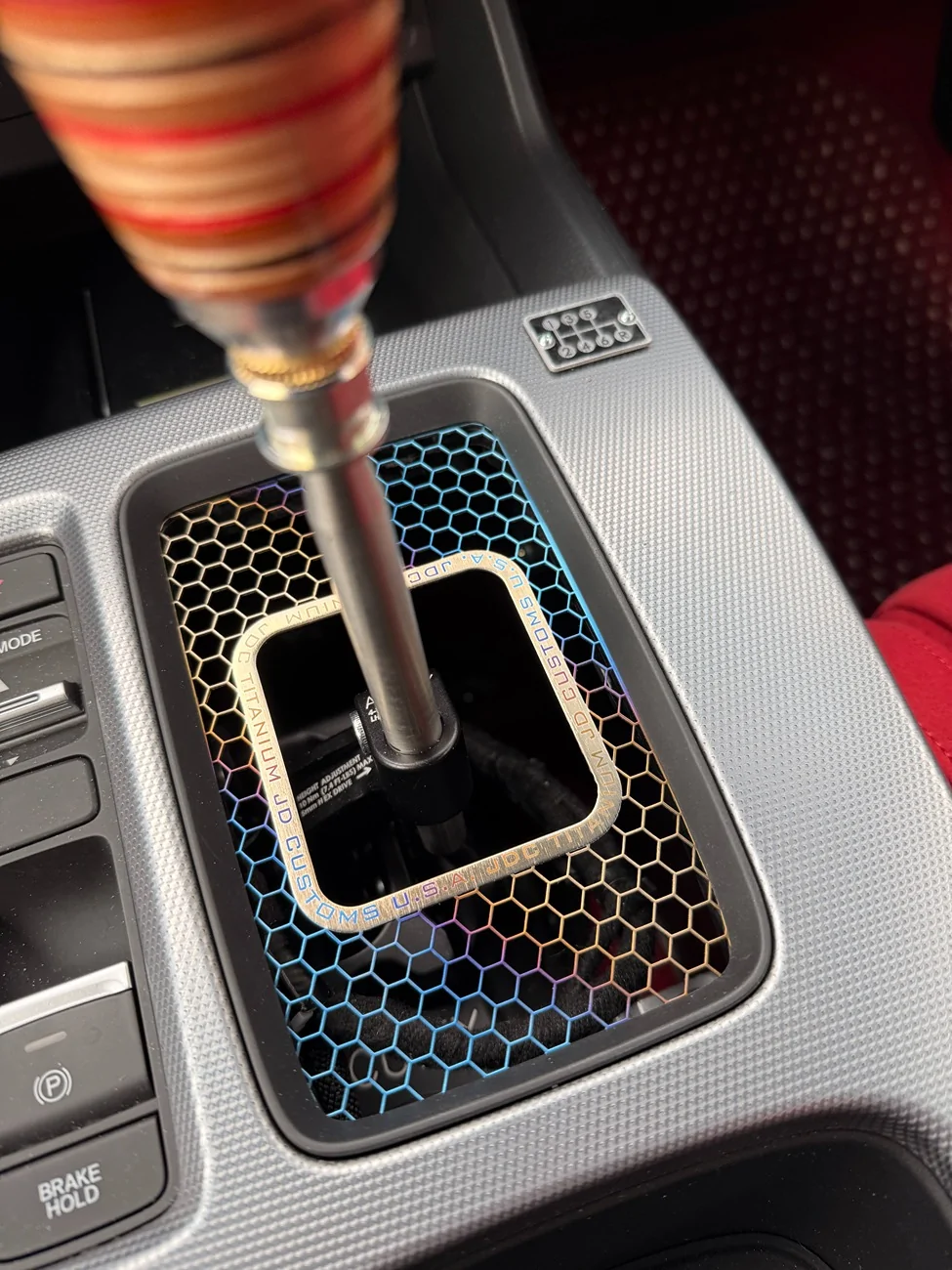 11th Gen Honda Civic Shifter Plate in Ti - CUSTOM - Designed with JDC Customs (warning, eye candy) IMG_0159