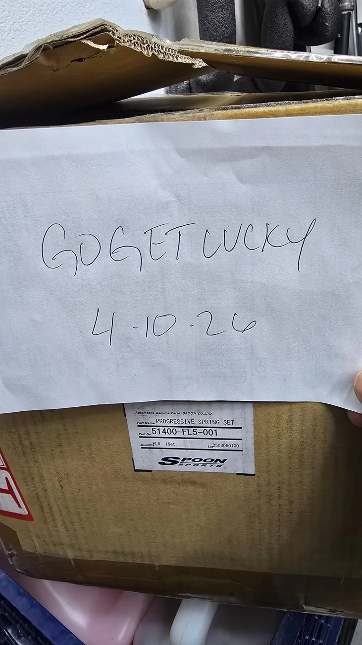 11th Gen Honda Civic Sold. FS: NIB Spoon Springs 20260410_111203