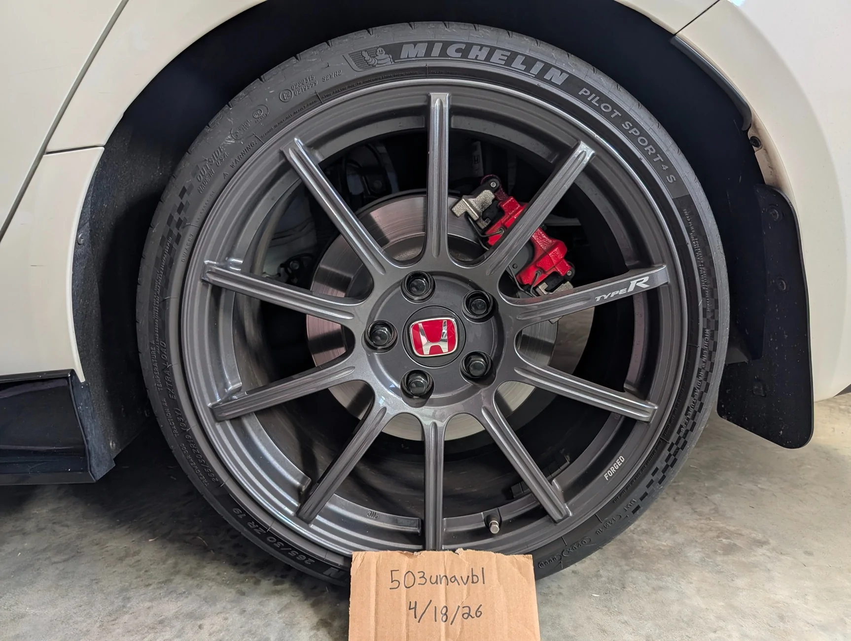 11th Gen Honda Civic SOLD - OEM Forged Wheels with PS4S Tires 1000014292