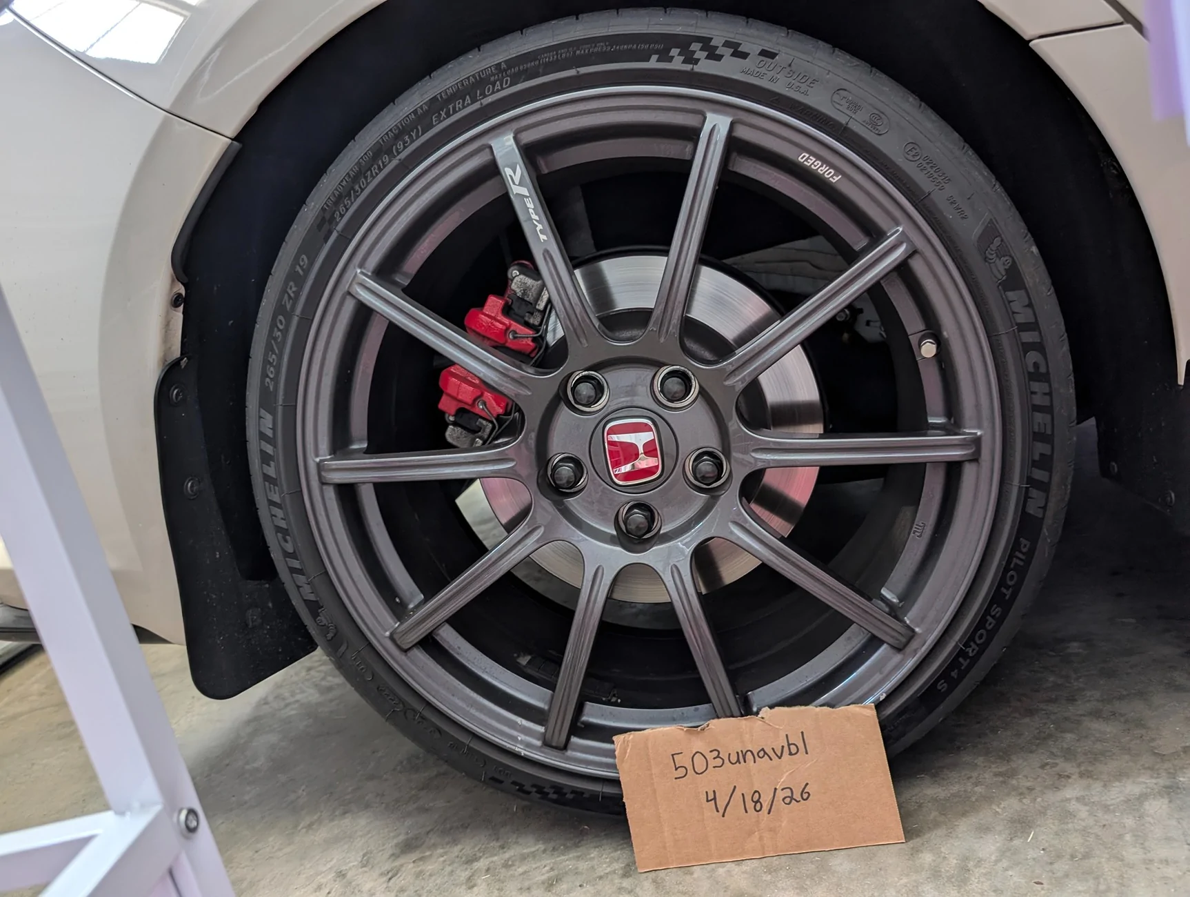 11th Gen Honda Civic SOLD - OEM Forged Wheels with PS4S Tires 1000014296