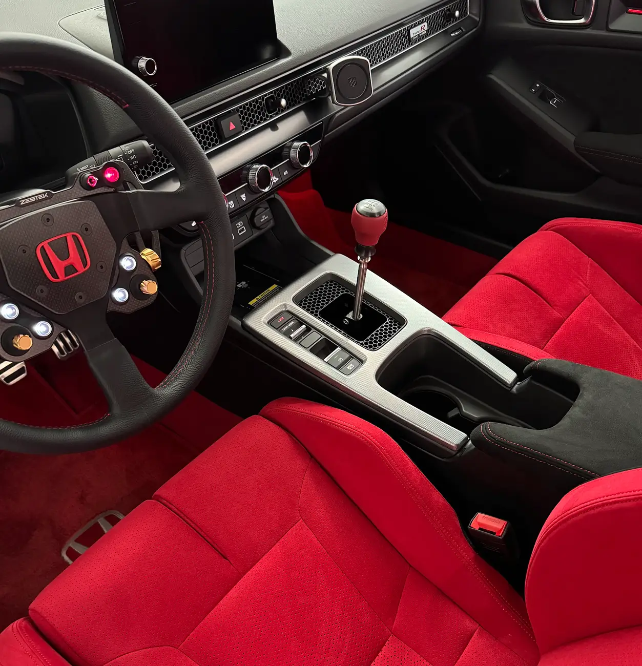 11th Gen Honda Civic Shifter Plate in Ti - CUSTOM - Designed with JDC Customs (warning, eye candy) Screenshot 2026-04-30 at 4.43.54 PM