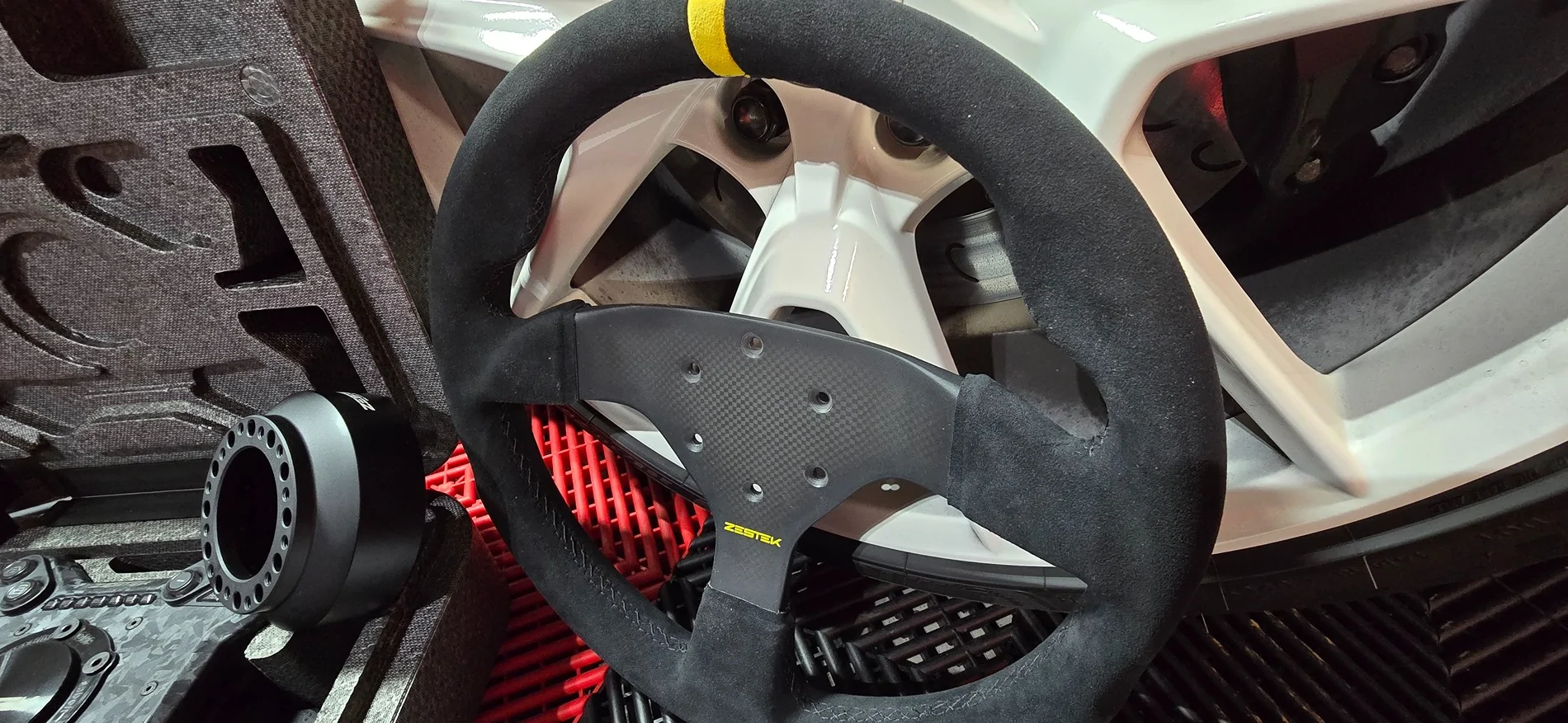 11th Gen Honda Civic SOLD Zestek SCX Gen 2 w/330mm Carbon Fiber Steering Wheel 20260503_034810