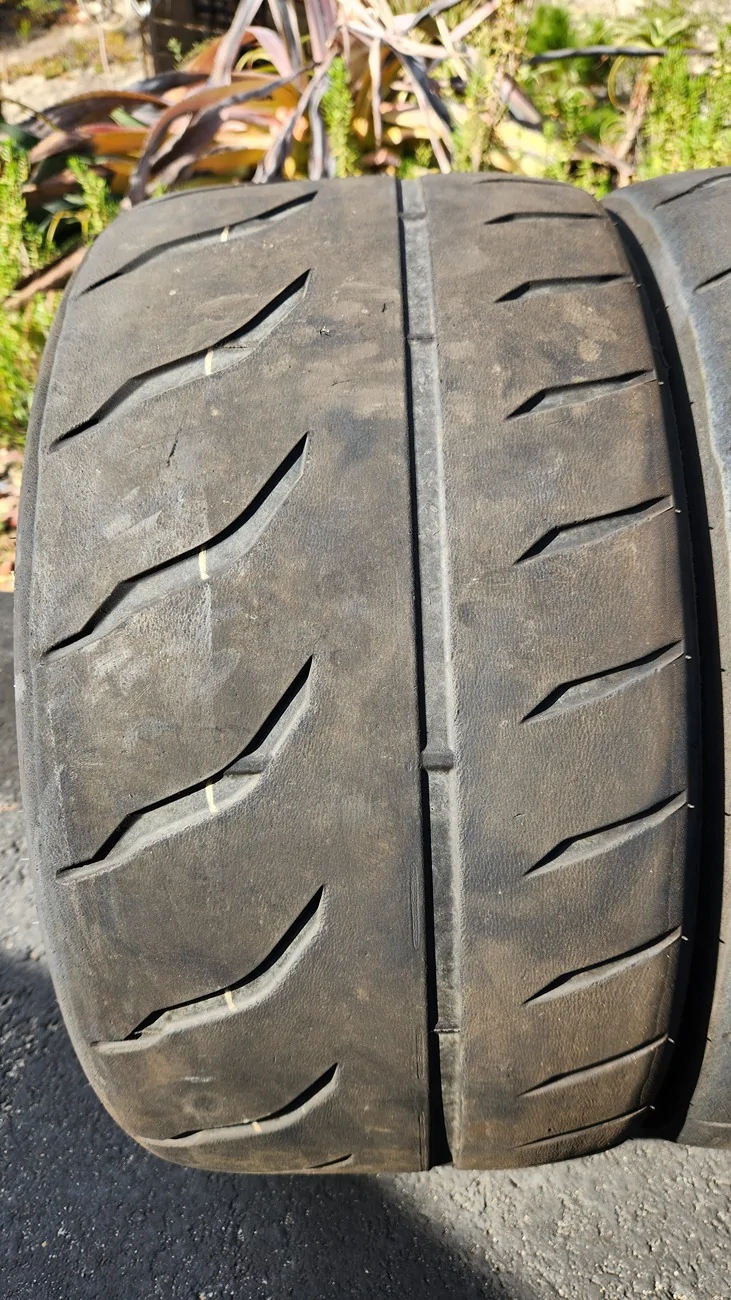 11th Gen Honda Civic Set of 4 half-used Toyo R888R tires in Pismo Beach. $200 20251021_152748