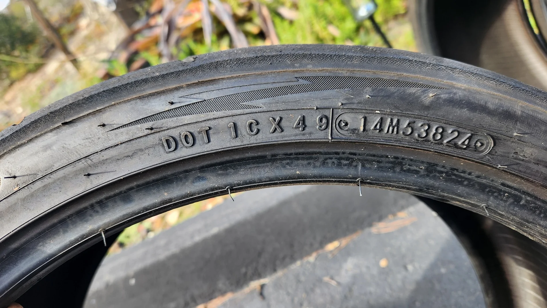 11th Gen Honda Civic Set of 4 half-used Toyo R888R tires in Pismo Beach. $200 20251021_152905