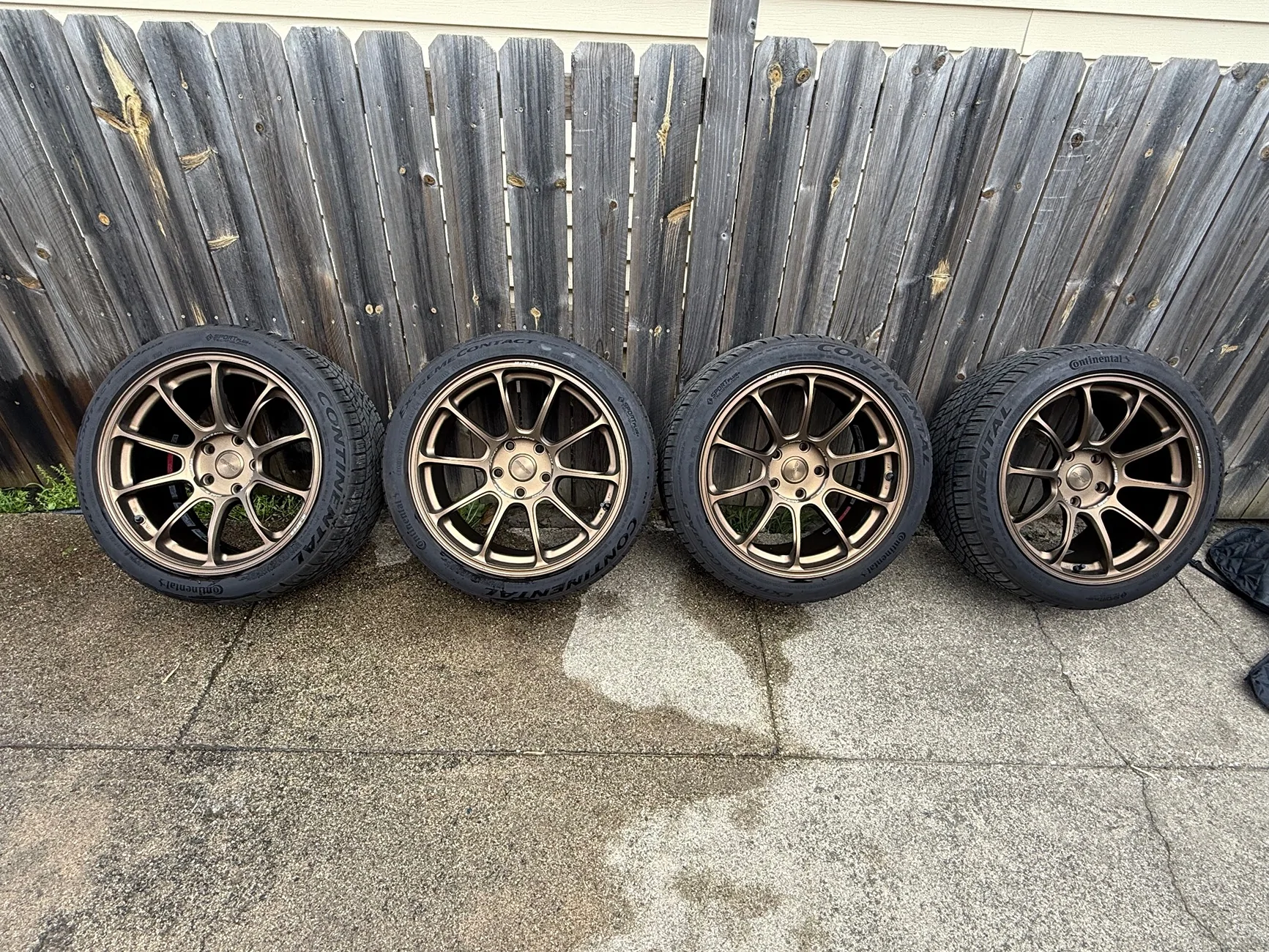 11th Gen Honda Civic SOLD- Volk ZE40 God Spec Bronze 18x10 +40 Conti DWS 06+ IMG_4972