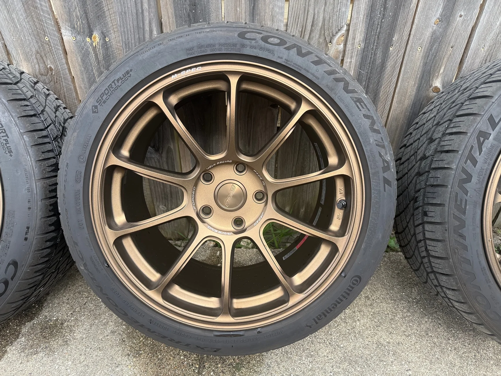 11th Gen Honda Civic SOLD- Volk ZE40 God Spec Bronze 18x10 +40 Conti DWS 06+ IMG_4968