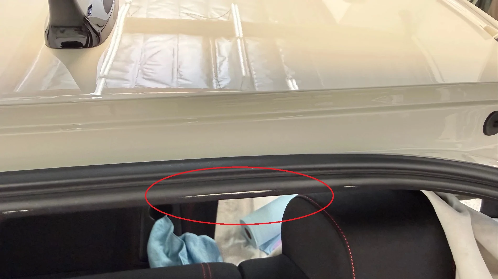11th Gen Honda Civic Roof lining coming off Roof Liner