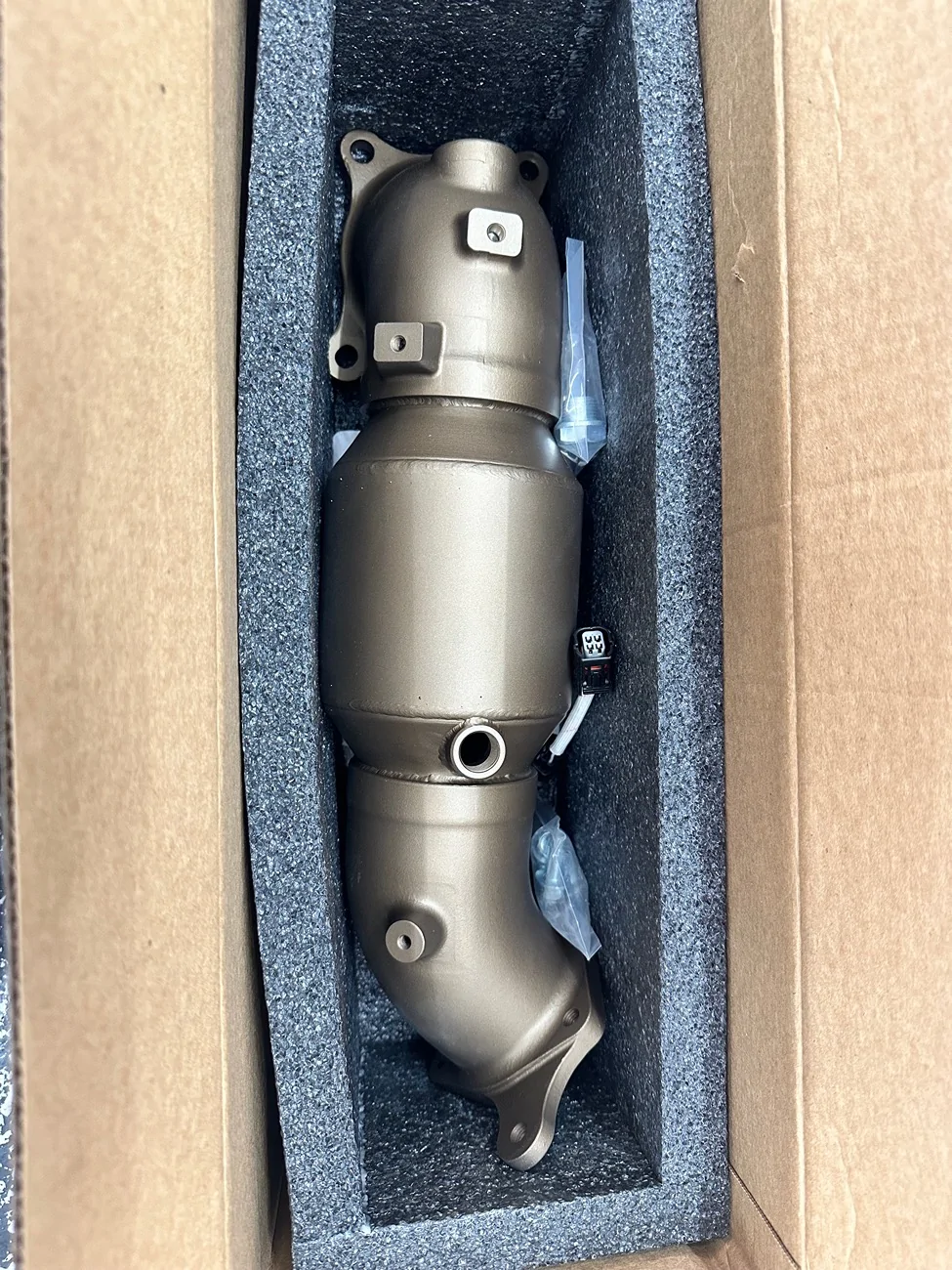 11th Gen Honda Civic FS: TSP catted downpipe in bronze cerakote IMG_6618