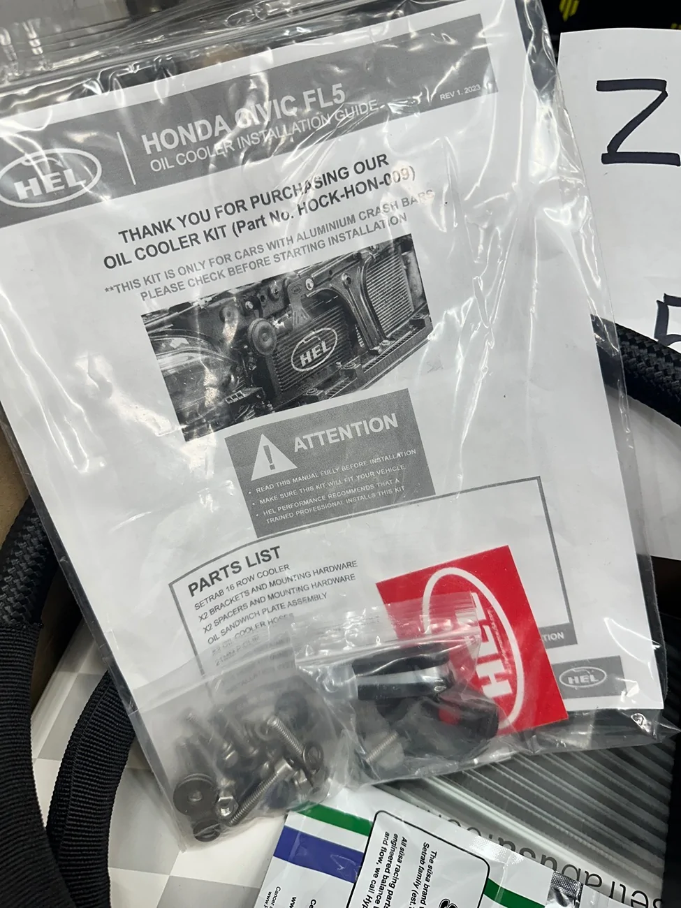 11th Gen Honda Civic FS: HEL Oil Cooler IMG_6713