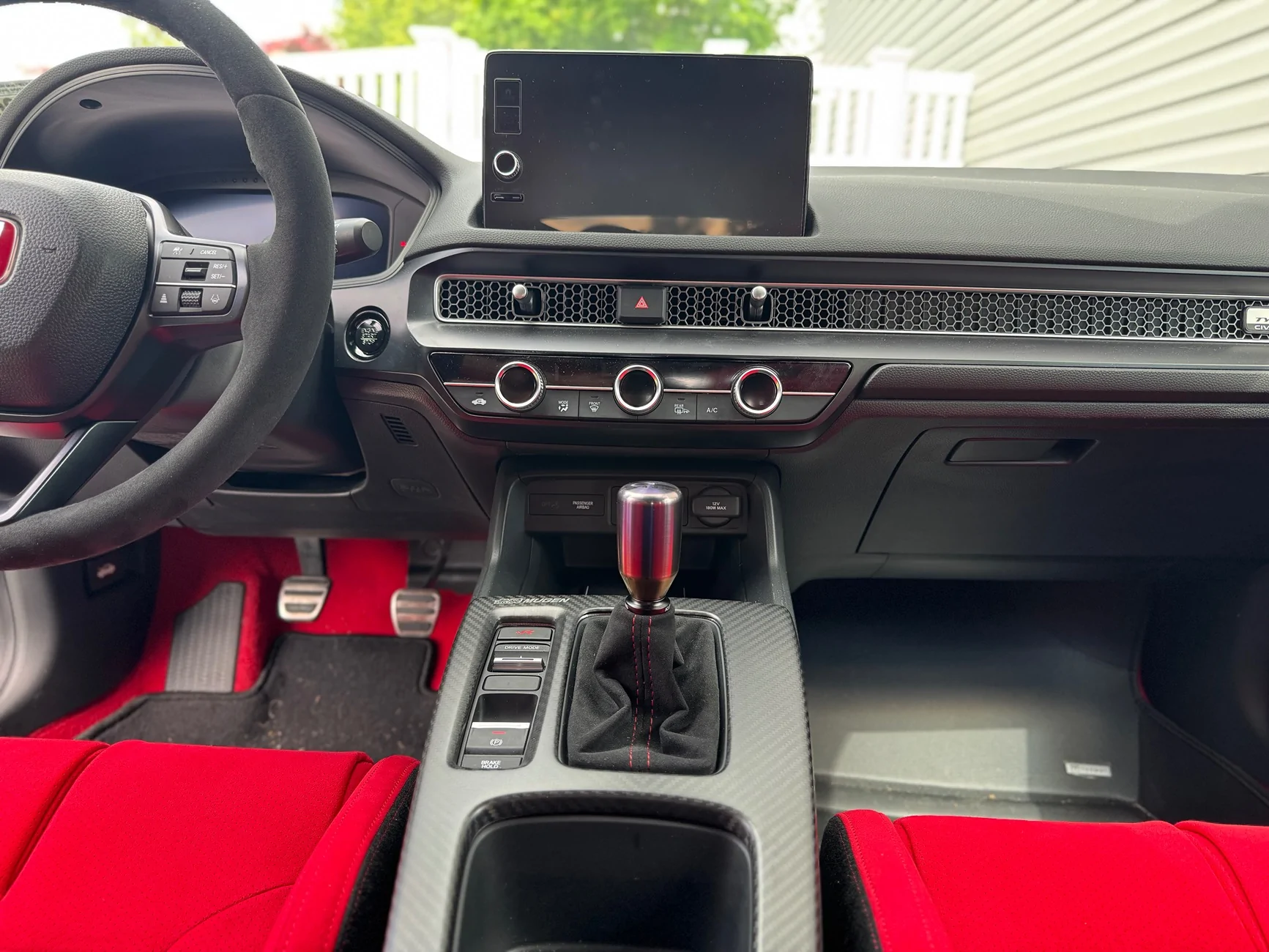 11th Gen Honda Civic Acuity TI shift knob and TI collar IMG_7804