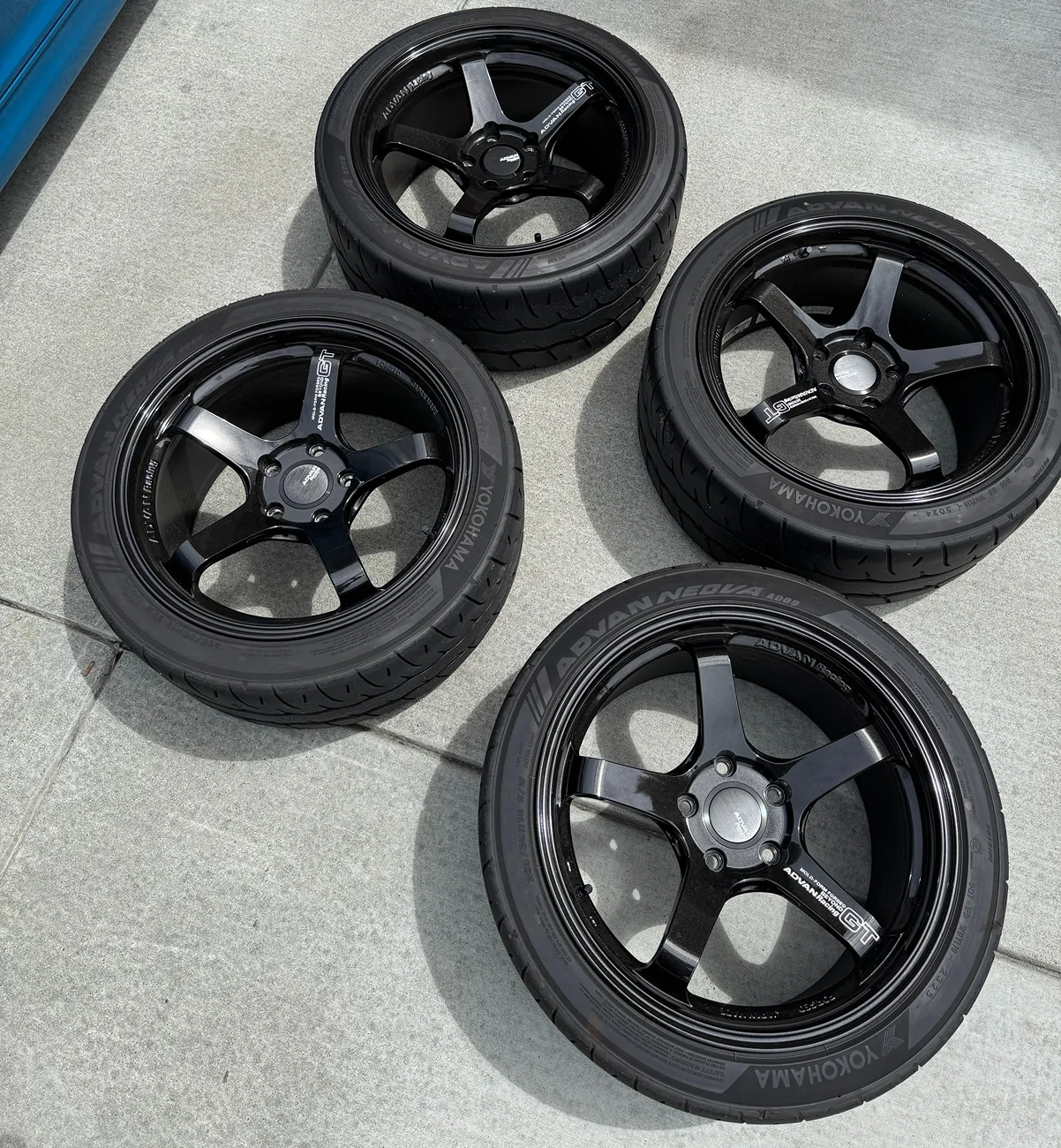 11th Gen Honda Civic Advan GT Beyond 18x10 +40 'Black' + 265/35/18 AD09 - SOLD IMG_8882