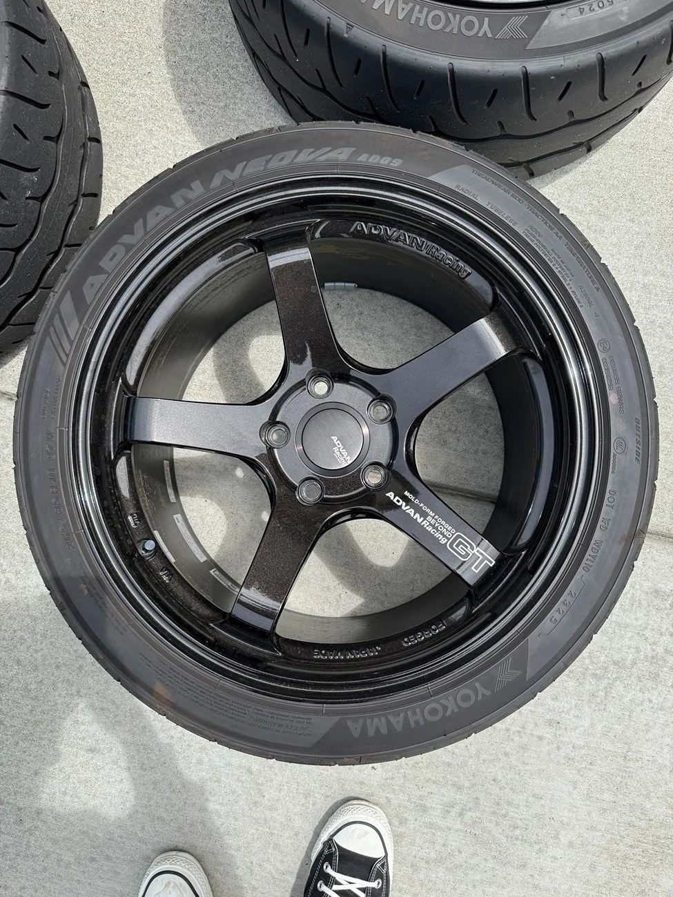 11th Gen Honda Civic Advan GT Beyond 18x10 +40 'Black' + 265/35/18 AD09 - SOLD IMG_8884