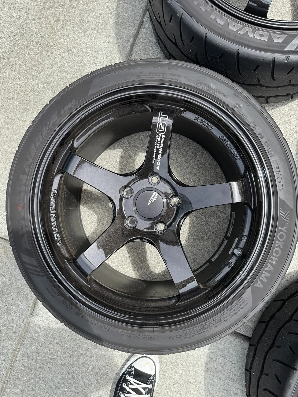11th Gen Honda Civic Advan GT Beyond 18x10 +40 'Black' + 265/35/18 AD09 - SOLD IMG_8883