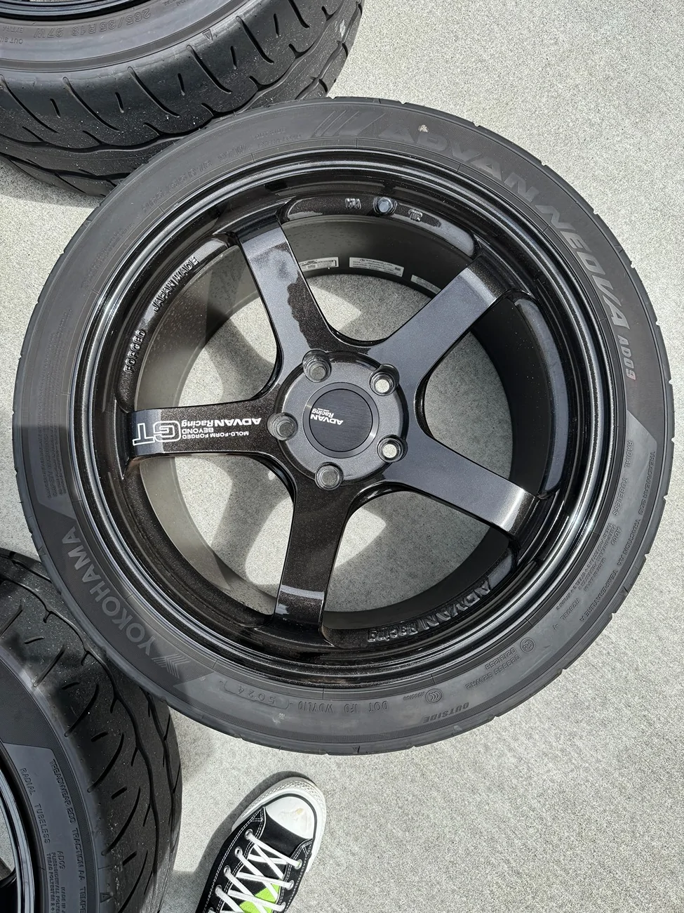 11th Gen Honda Civic Advan GT Beyond 18x10 +40 'Black' + 265/35/18 AD09 - SOLD IMG_8885