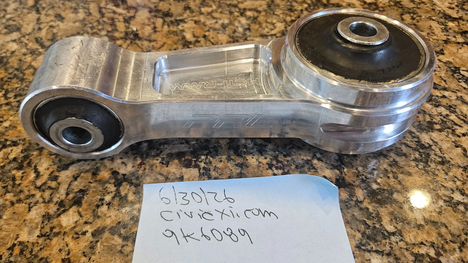 11th Gen Honda Civic FS: PRL Rear Motor Mount 20260530_180651
