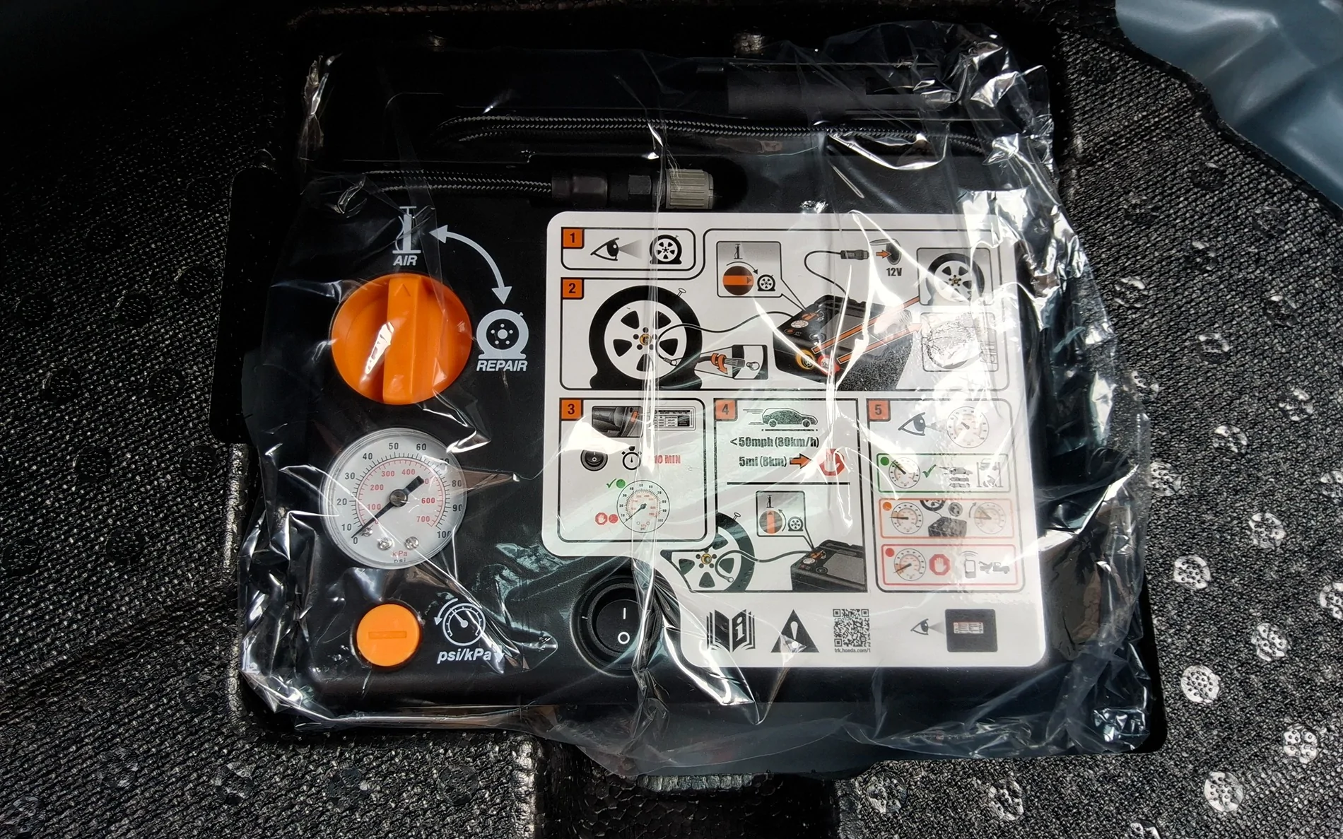 11th Gen Honda Civic factory included tire repair kit 20260601_095140