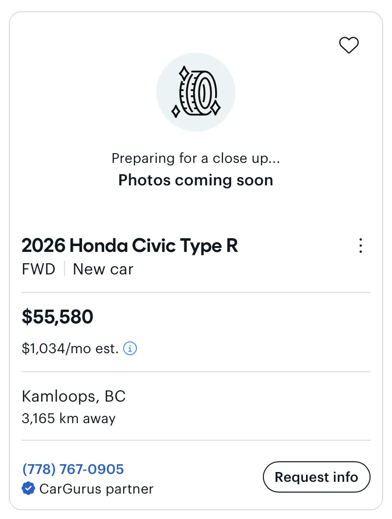 11th Gen Honda Civic Canadian dealer asked what colour Type R I want 1781009467494-uq