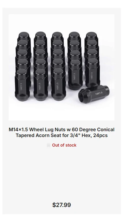 11th Gen Honda Civic What is everyone using for lug nuts? 1781216306672-jd