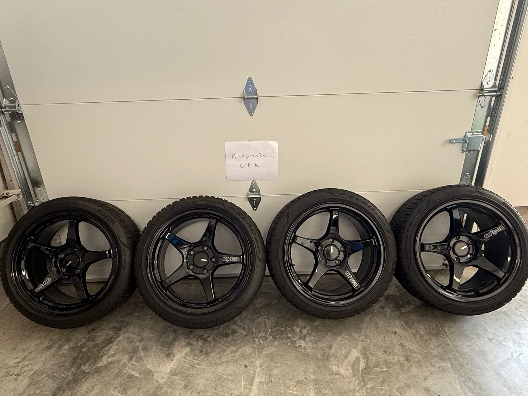 11th Gen Honda Civic Enkei TS5 18x9.5 +45 Pirelli P-Zero Winter 245/40/18 IMG_6957