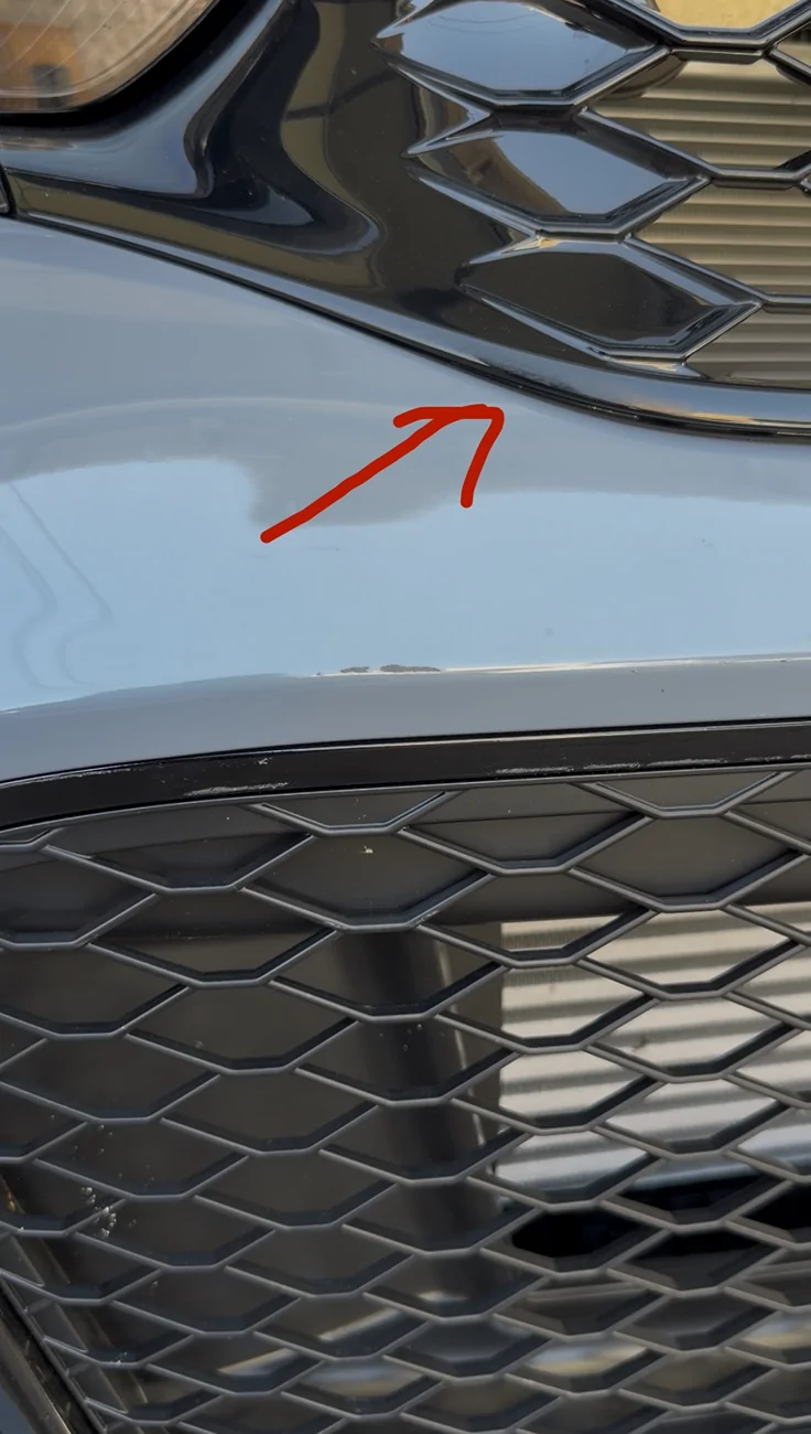 11th Gen Honda Civic Bumper repair after accident bumper2