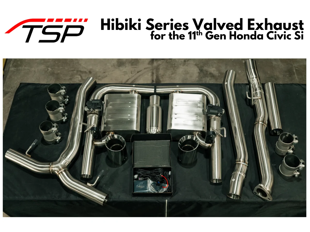 11th Gen Honda Civic NEW @ TSP Hibiki Series Valved Exhaust System for 22-26 Honda Civic Si PP1