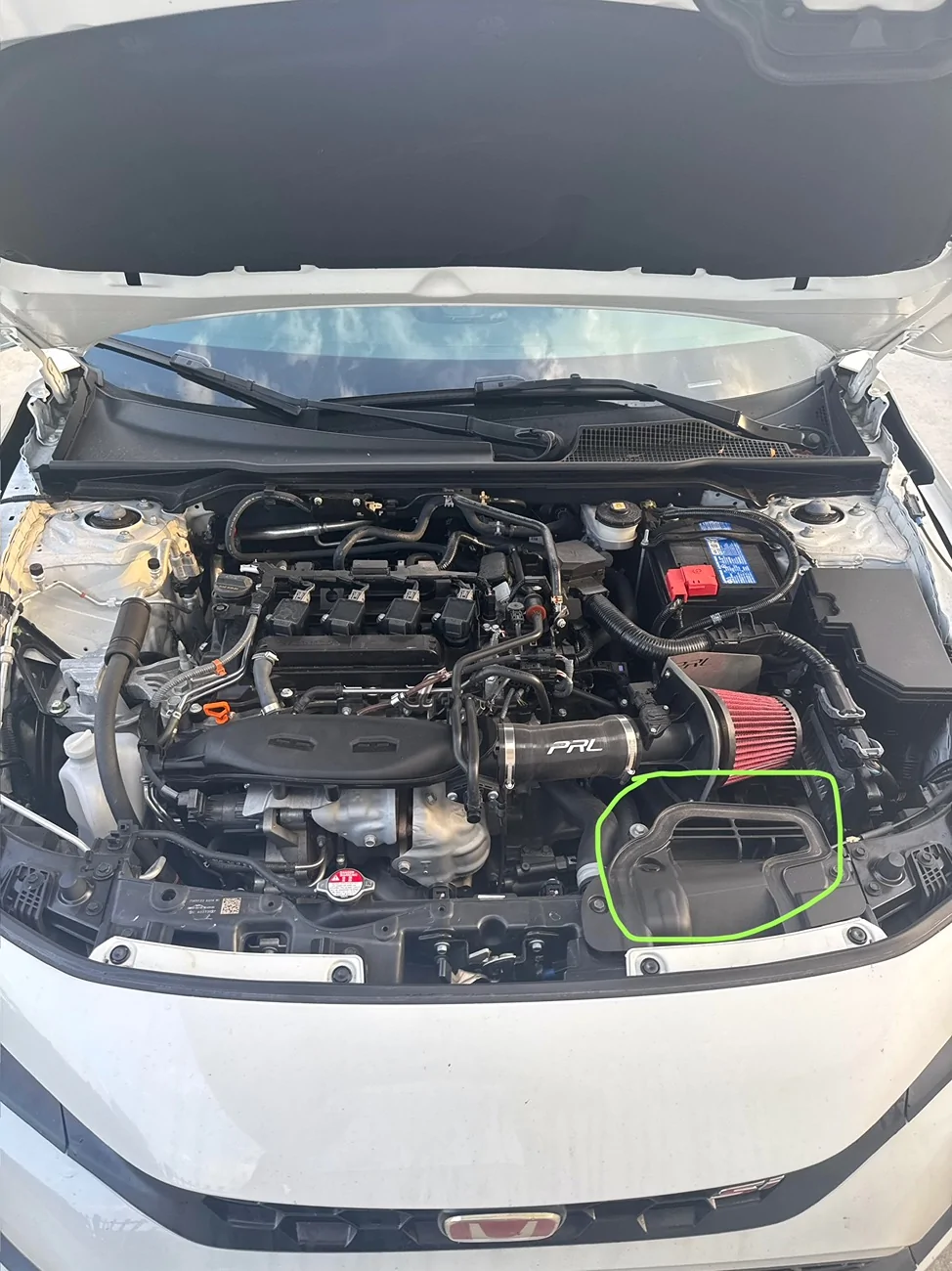 11th Gen Honda Civic 27WON intercooler high temps IMG_8570