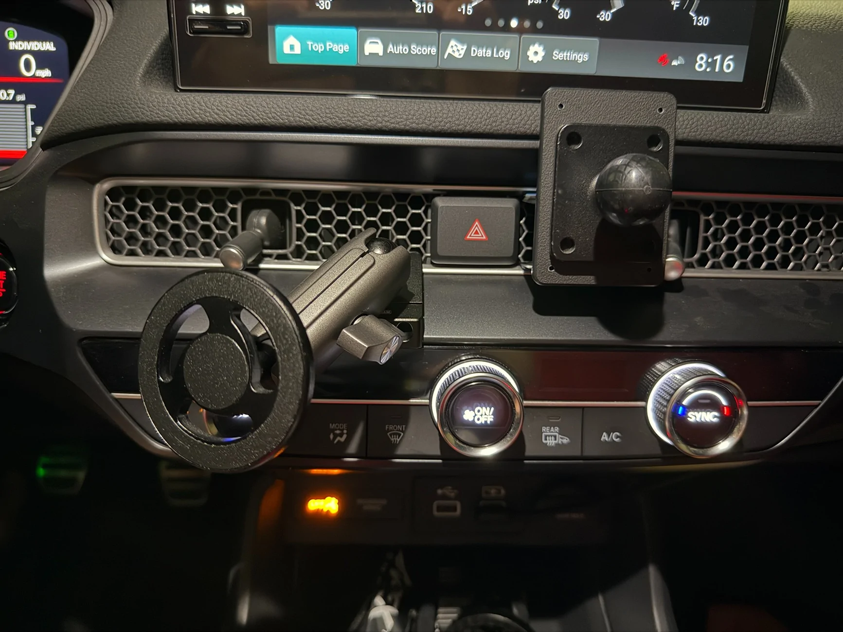 11th Gen Honda Civic Car Phone Mount That Works. IMG_2789