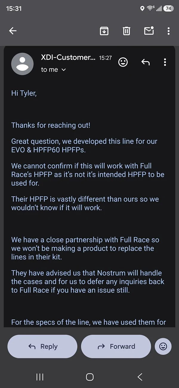 11th Gen Honda Civic XDI or Full Race HPFP Screenshot_20260713_153129_Gmail