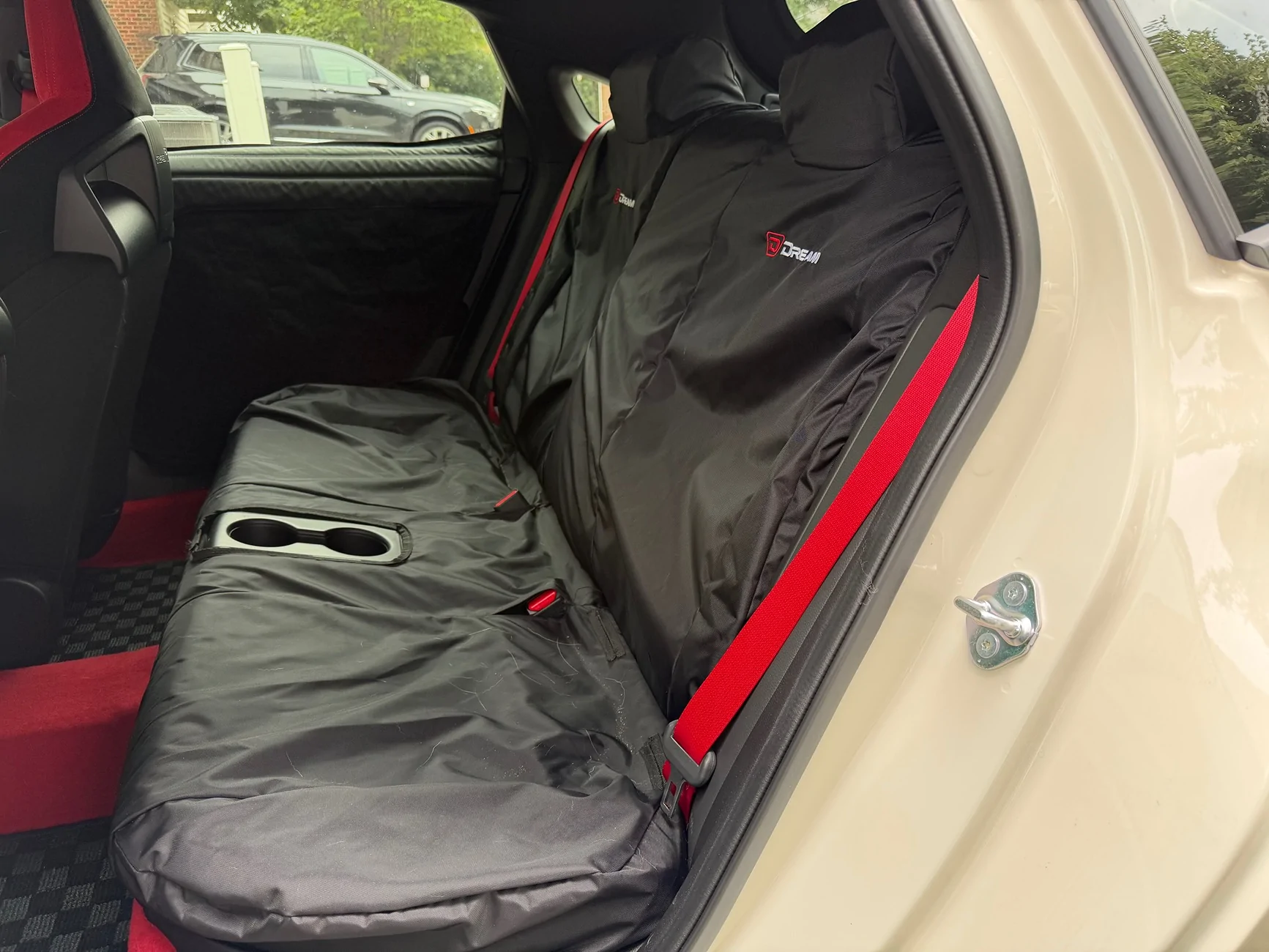 11th Gen Honda Civic Dream Automotive Rear Seat Cover IMG_0693