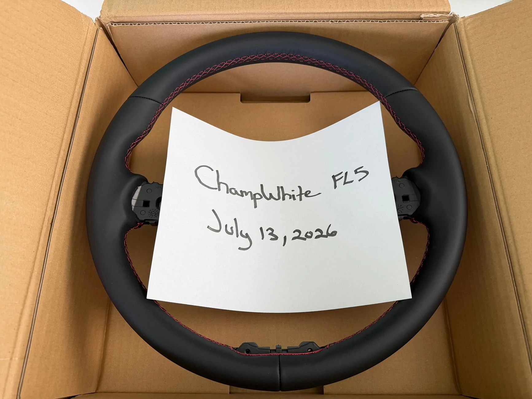11th Gen Honda Civic OEM FL5 Steering Wheel Leather ***delivery miles*** IMG_0727