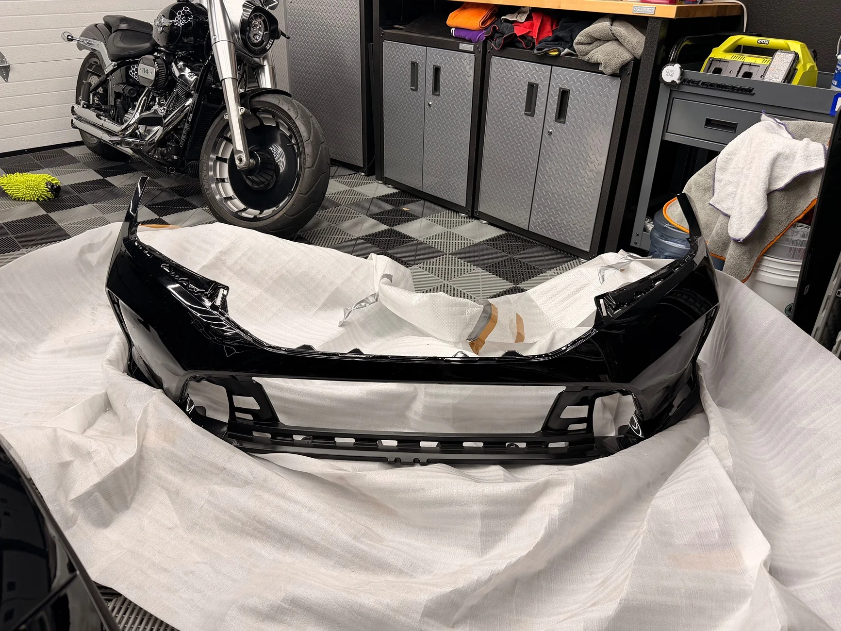 11th Gen Honda Civic OEM Pre-painted front bumper FL5 CBP IMG_4252