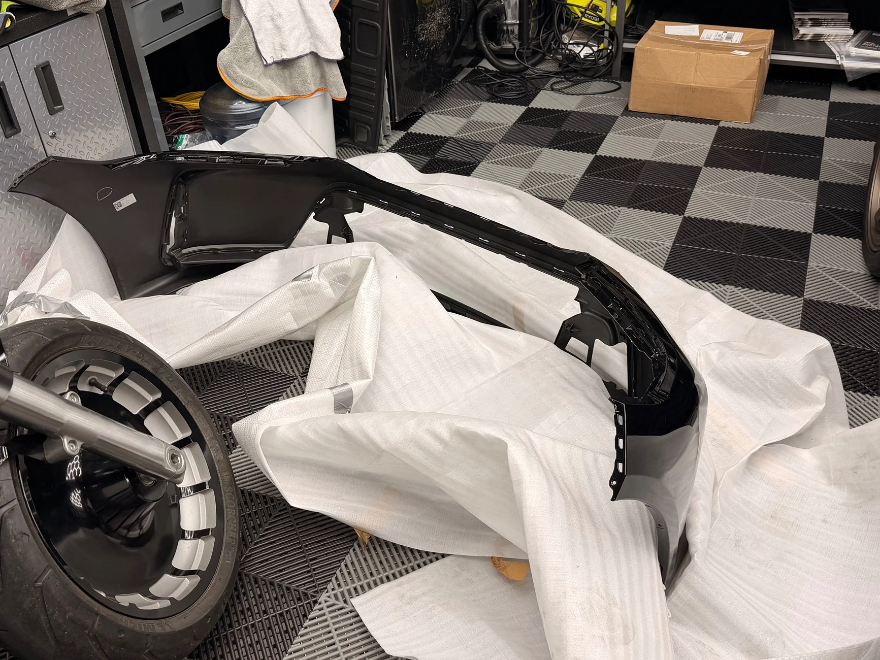 11th Gen Honda Civic OEM Pre-painted front bumper FL5 CBP IMG_4250