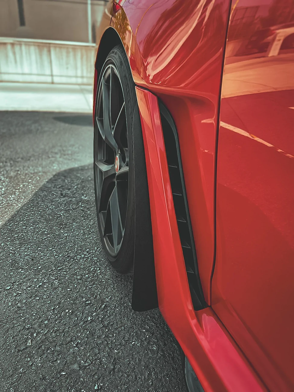 11th Gen Honda Civic FX3D rock guards Honda-Civic-TypeR-FL5-wide-front-FX3D-Rock-Guard