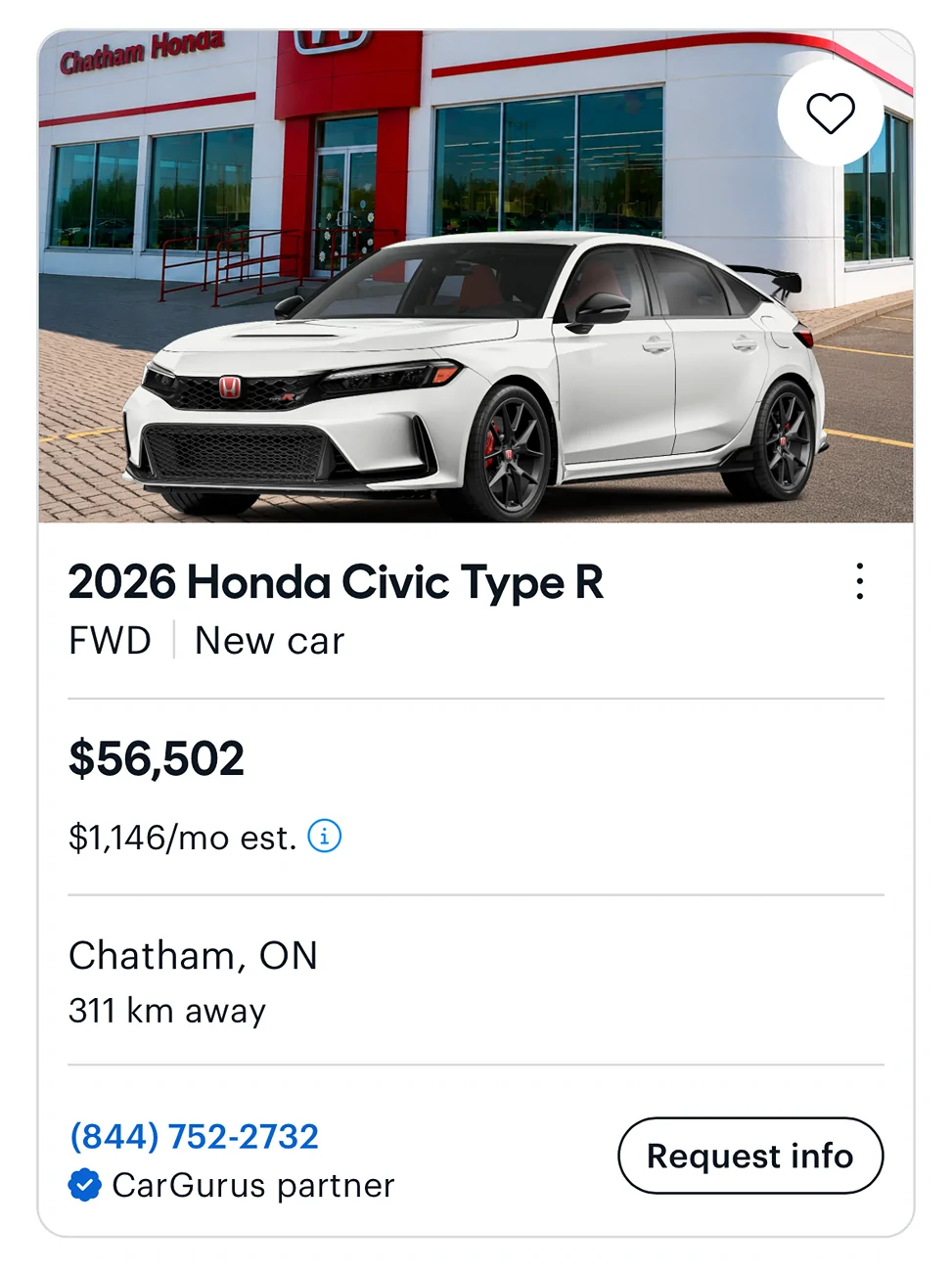 11th Gen Honda Civic Canadian dealer asked what colour Type R I want 1784223008639-w1
